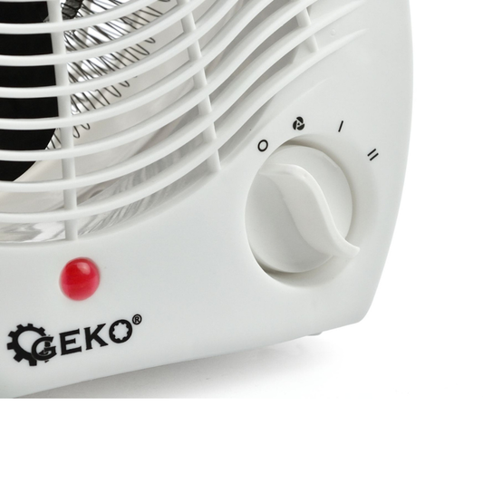 GEKO G80460 Fan Heater | 2000W | 2-in-1 Heater & Cooling Fan | Adjustable Thermostat | 3 Modes | Portable Electric Space Heater
