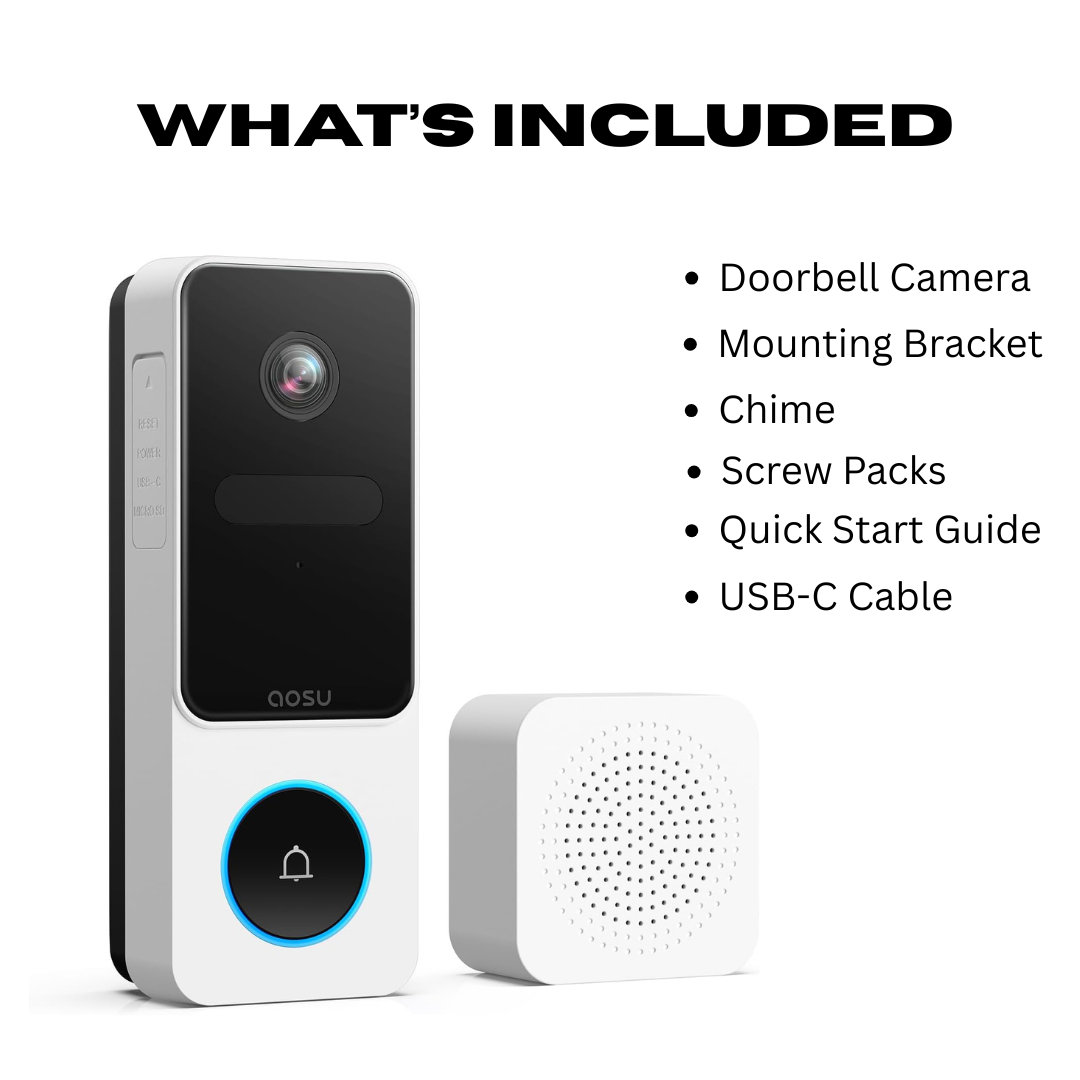 2K Smart Wireless Video Doorbell