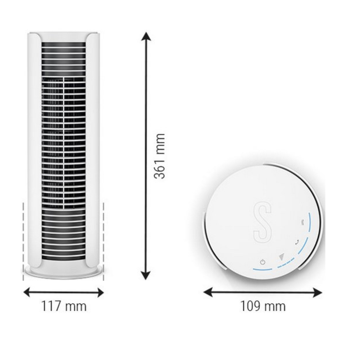 Stadler Form Peter Little Compact Fan with Washable Filter