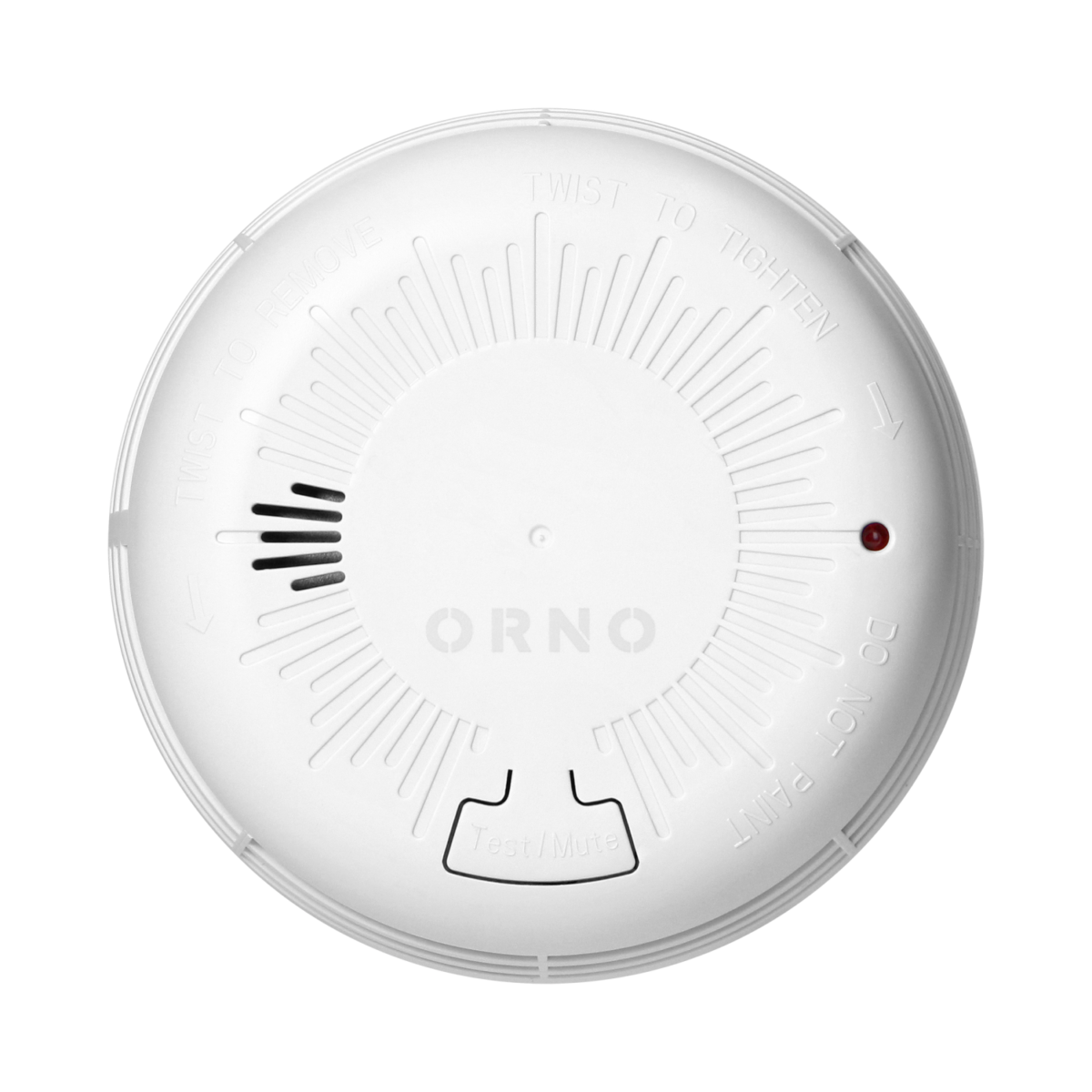 ORNO Standalone Smoke Detector with Replaceable 9V Battery | 10-Year Lifespan