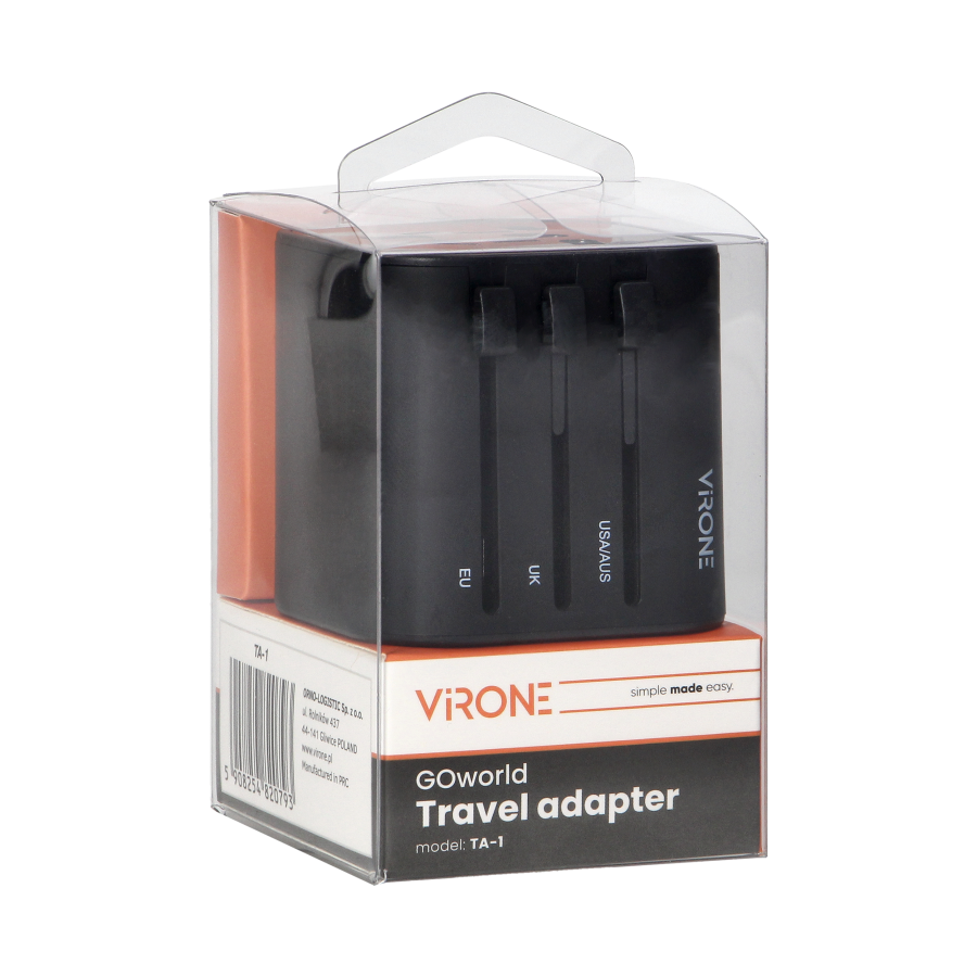 Universal Travel Plug Adapter – 200+ Countries