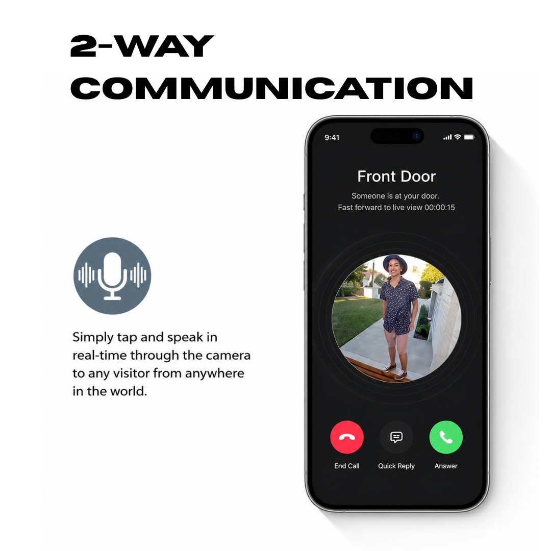 2K Smart Wireless Video Doorbell