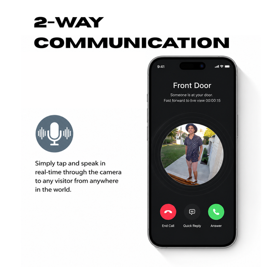 2K Smart Wireless Video Doorbell