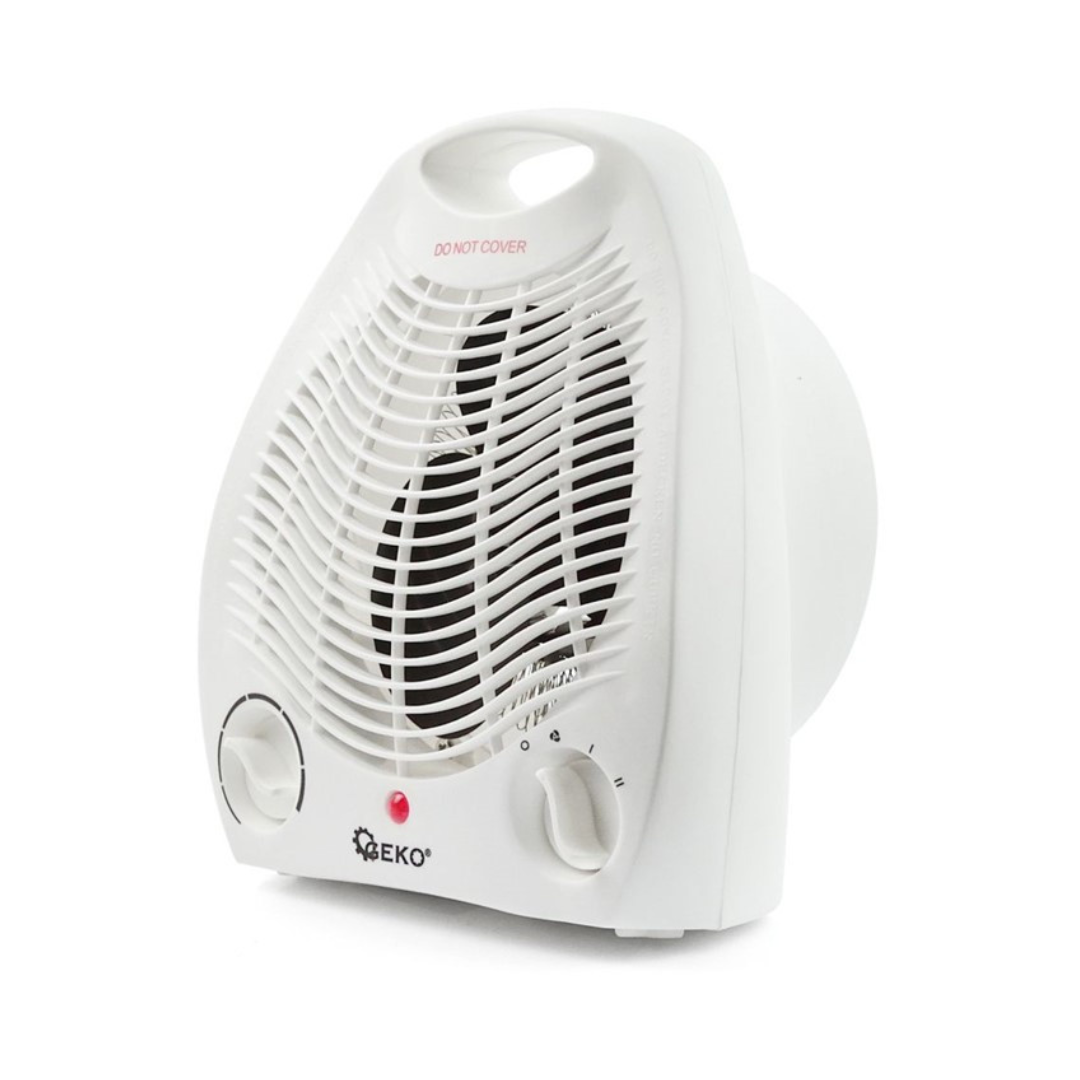 GEKO G80460 Fan Heater | 2000W | 2-in-1 Heater & Cooling Fan | Adjustable Thermostat | 3 Modes | Portable Electric Space Heater