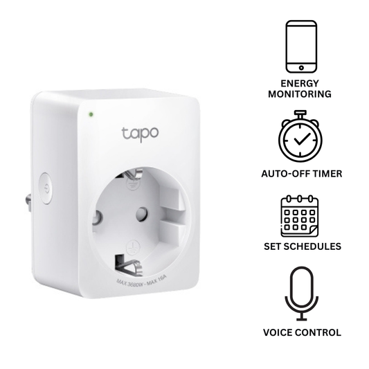 Tapo P110 Smart Plug – Energy Monitoring WiFi Outlet with App Control, Voice Assistant Support, Timer & Schedule