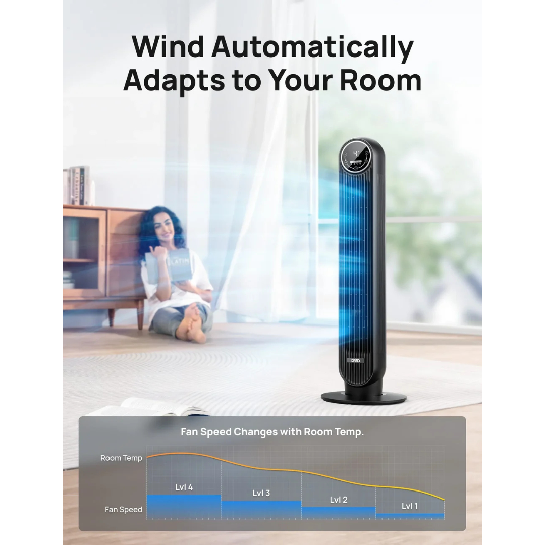 Dreo Nomad One Quiet Cooling Tower Fan for Bedroom & Office