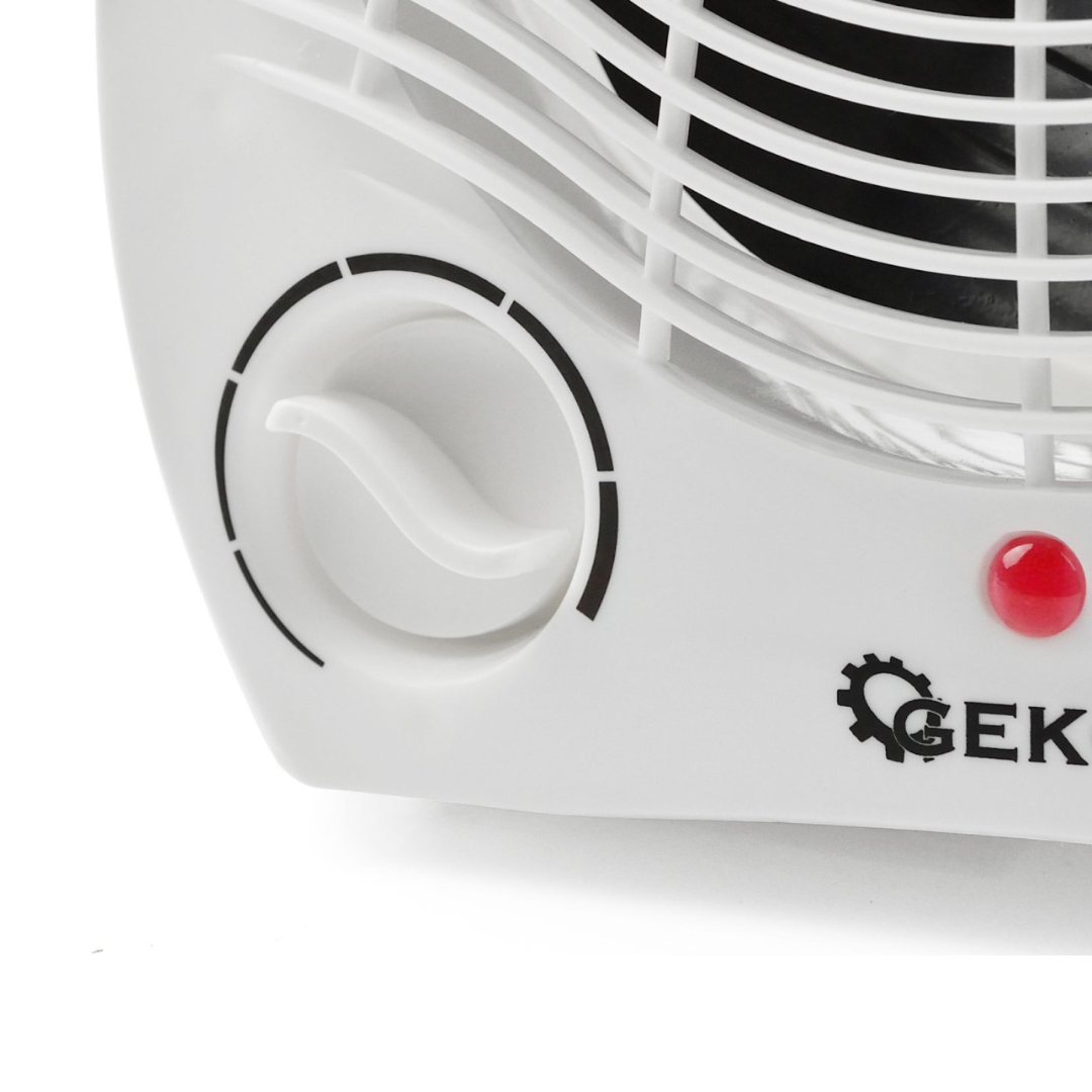 GEKO G80460 Fan Heater | 2000W | 2-in-1 Heater & Cooling Fan | Adjustable Thermostat | 3 Modes | Portable Electric Space Heater