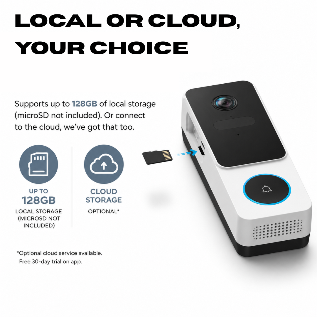 2K Smart Wireless Video Doorbell