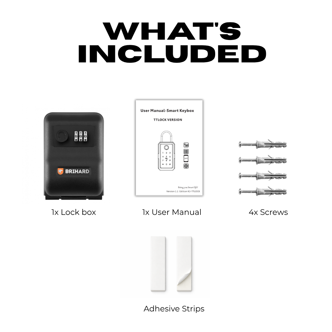 XL Combination Key Lock Box – High-Capacity, Wall Mounted, Water Resistant