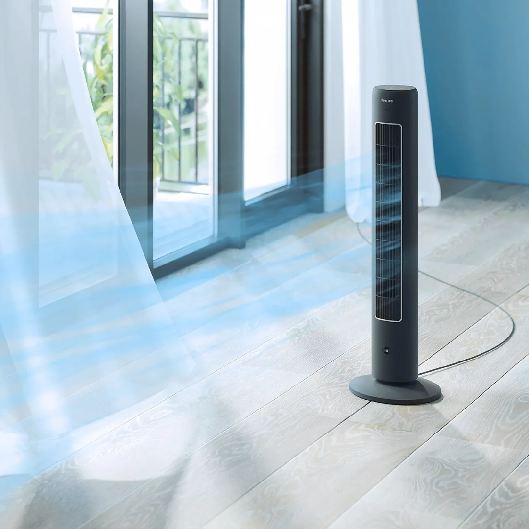 Philips CX5535/11 Tower Fan for Bedroom & Home | Aroma Compatible