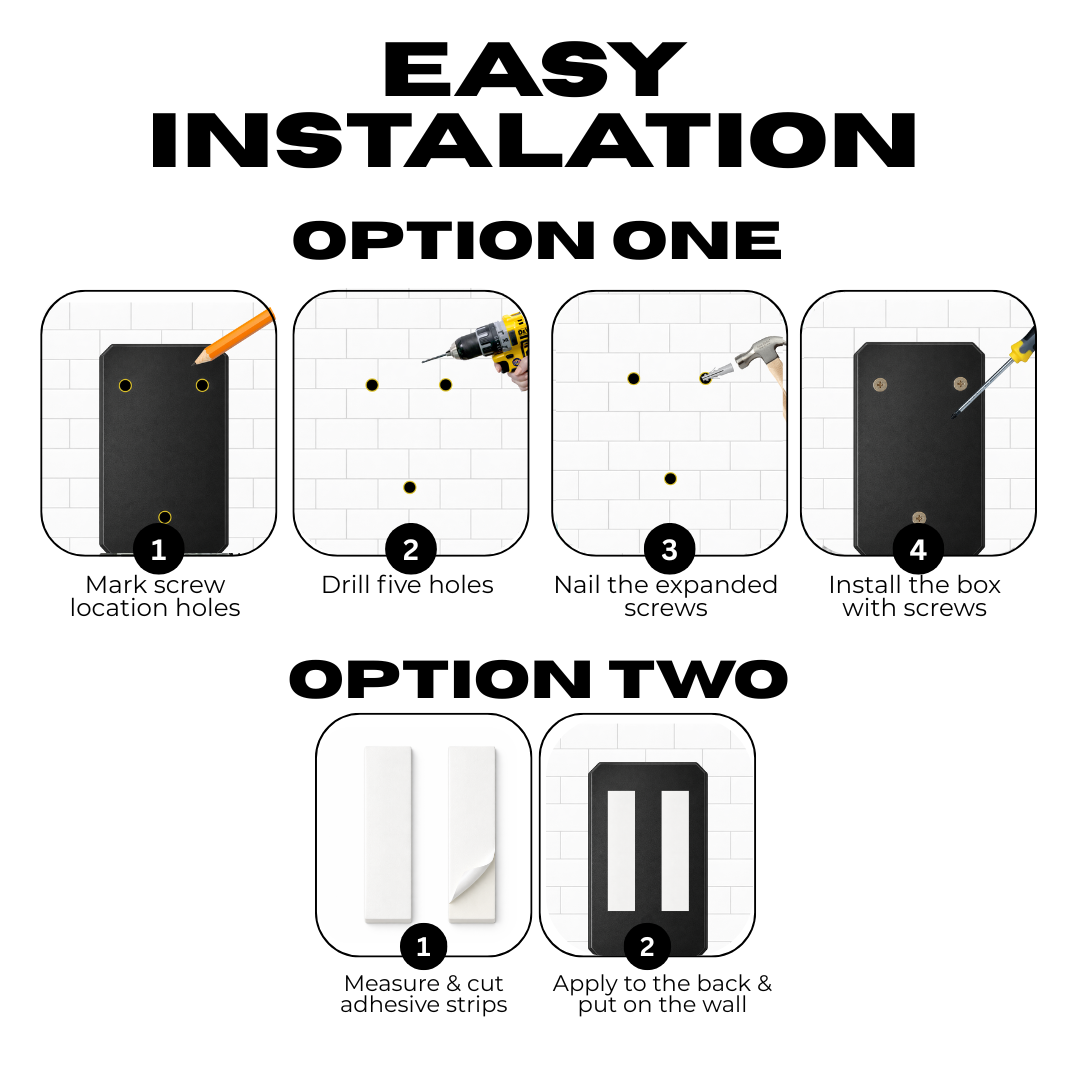 Heavy-Duty Key Lock Box with Light-Up Combination Dials