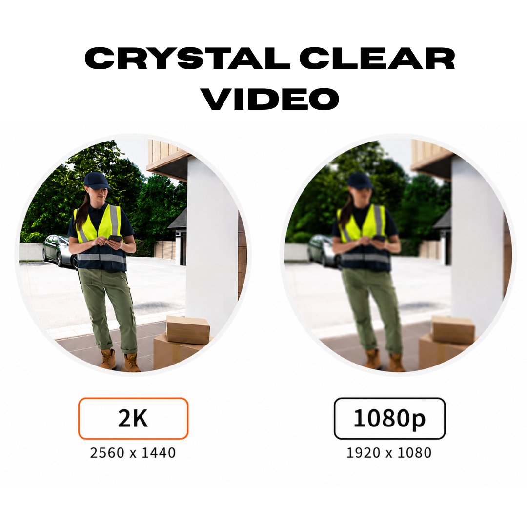 2K Resolution Doorbell Camera