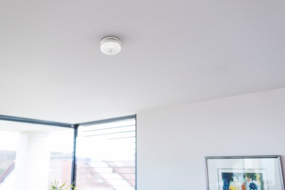 Brennenstuhl RM C 9010 Smoke Detector for Home with Replaceable 9V Battery