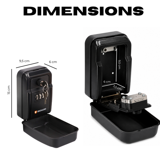 Heavy-Duty Key Lock Box with Emergency Key Access