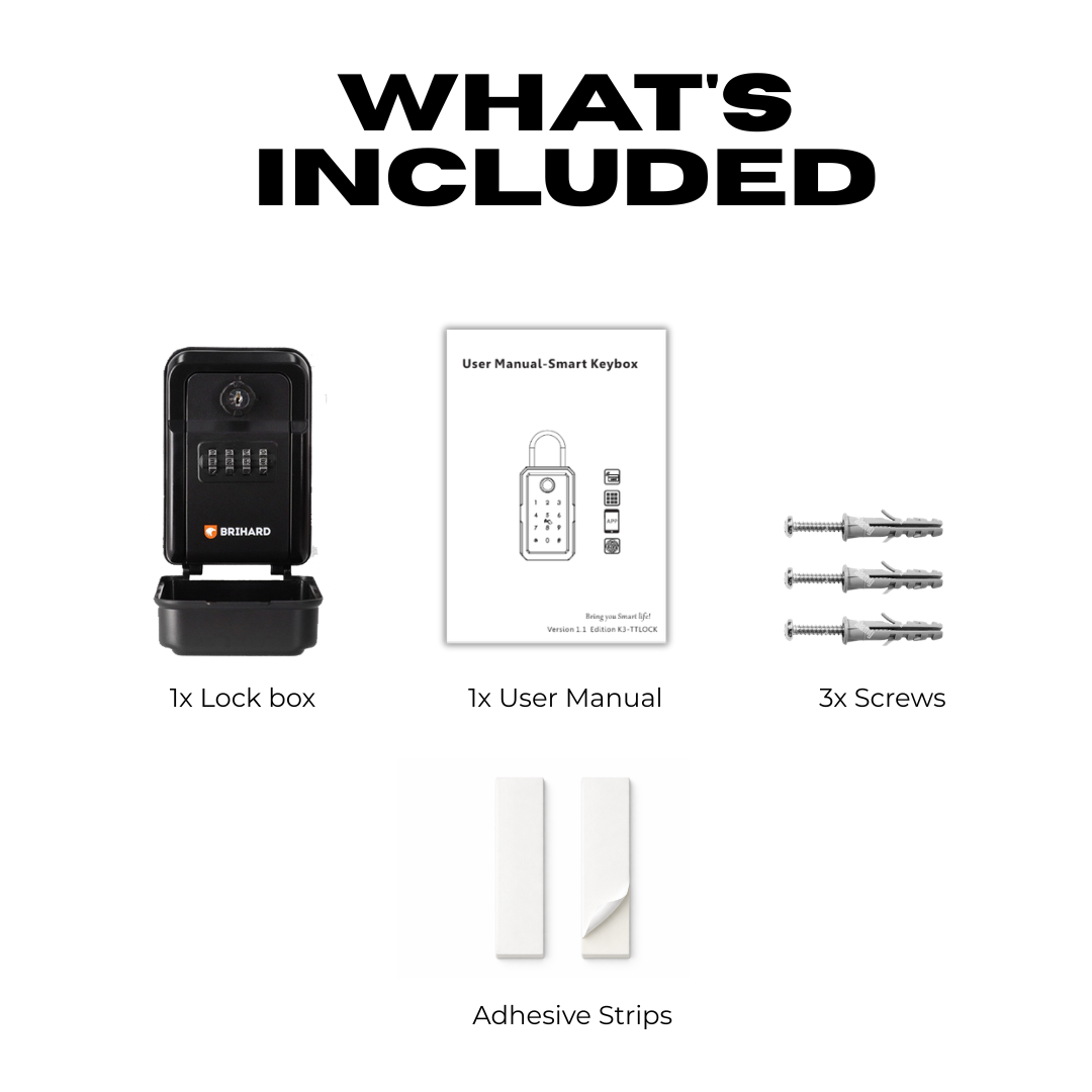 Heavy-Duty Key Lock Box with Emergency Key Access