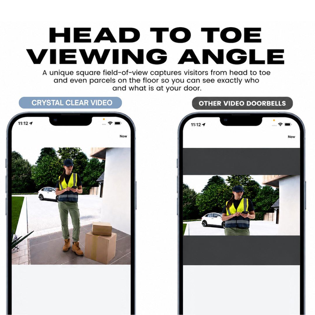 2K Resolution Doorbell Camera