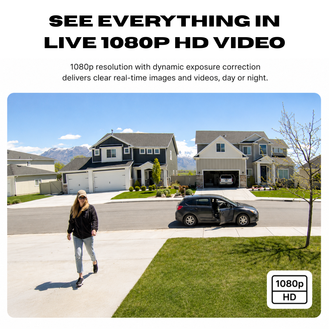 Wire-Free Indoor/Outdoor Security Camera - Full HD Security with Up to 180 Days of Battery Life