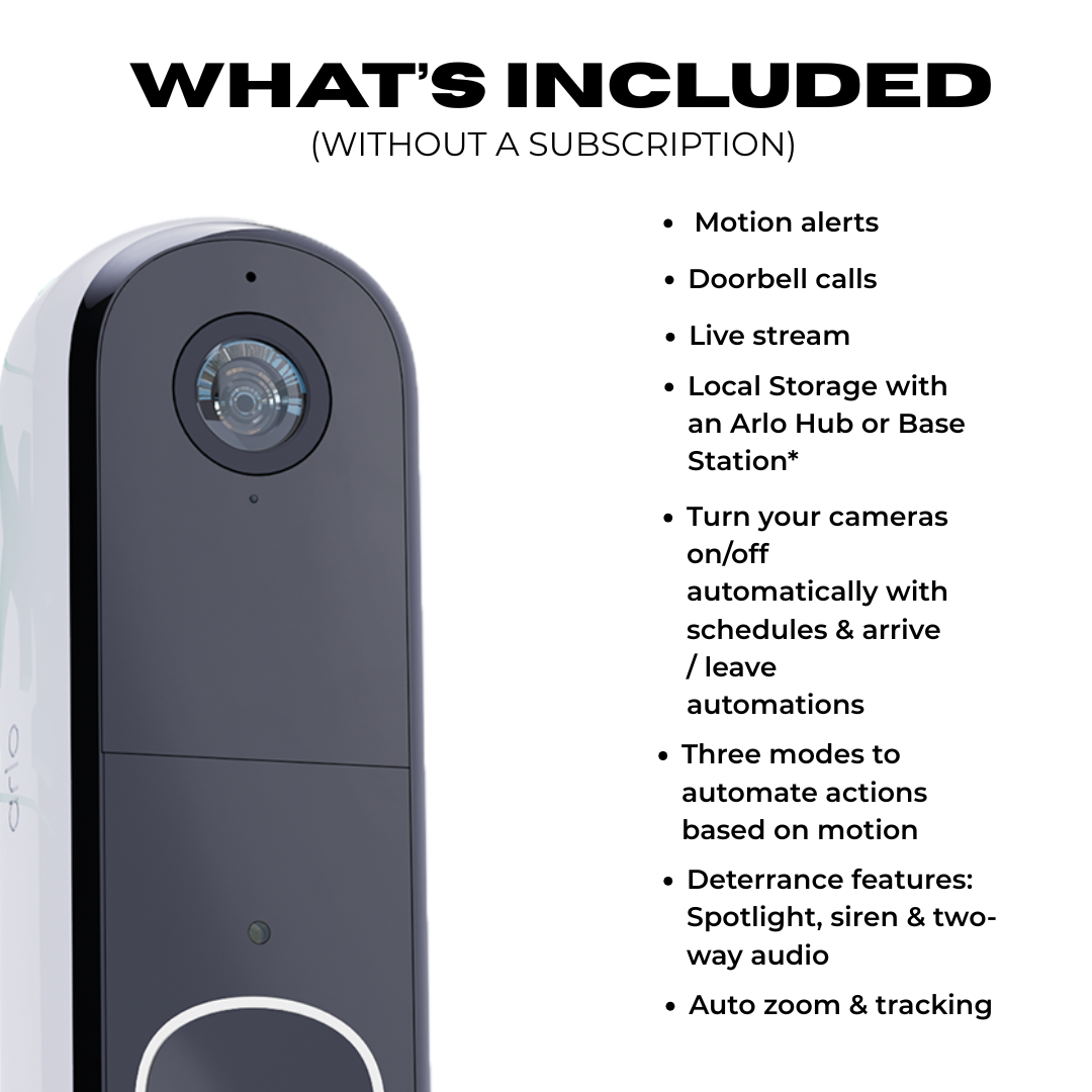 2K Resolution Doorbell Camera