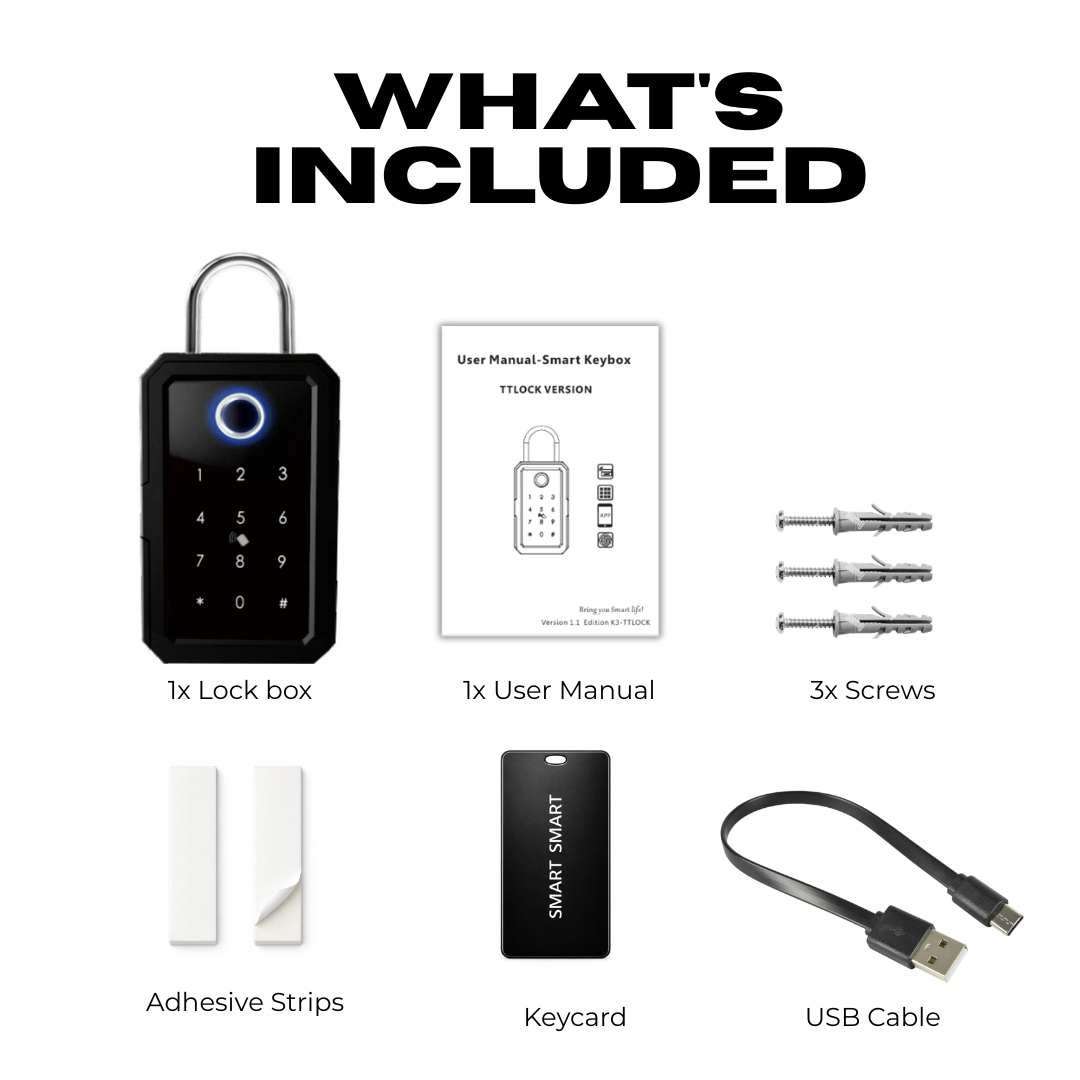 Smart Multi-Access Weatherproof Key Lock Box