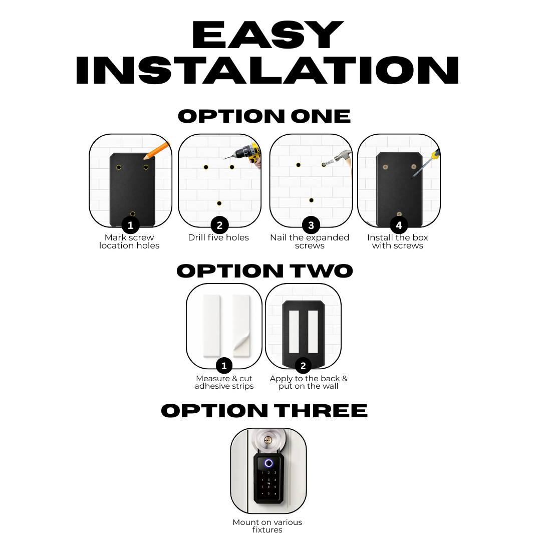 Smart Multi-Access Weatherproof Key Lock Box