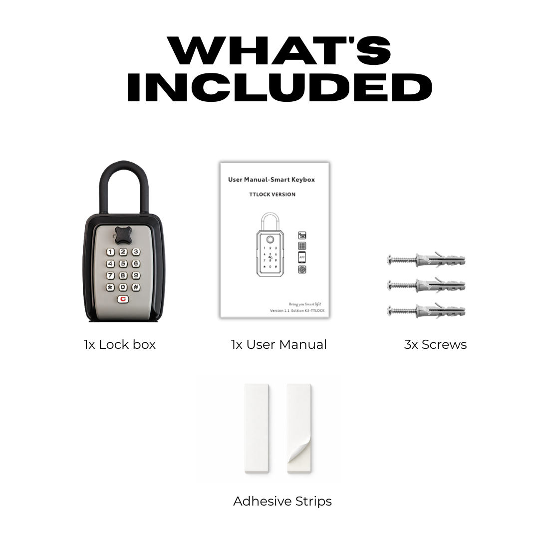 12-Digit Weatherproof Key Lock Box
