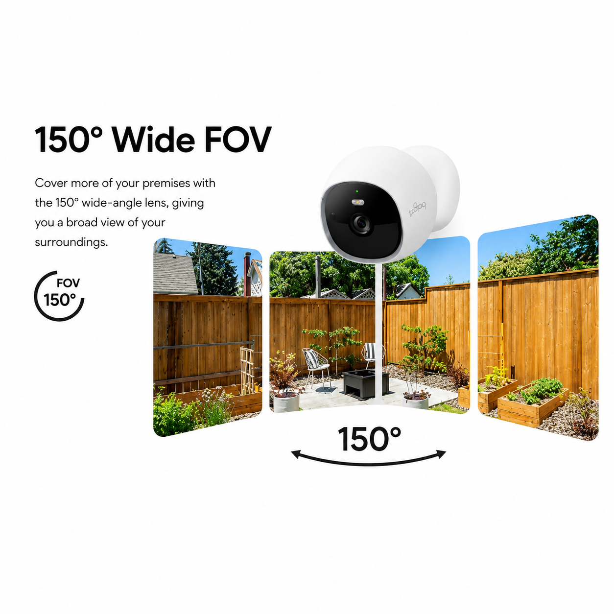 Smart Outdoor Wireless Security Camera for Complete Home Protection - Wire-Free Magnetic Installation