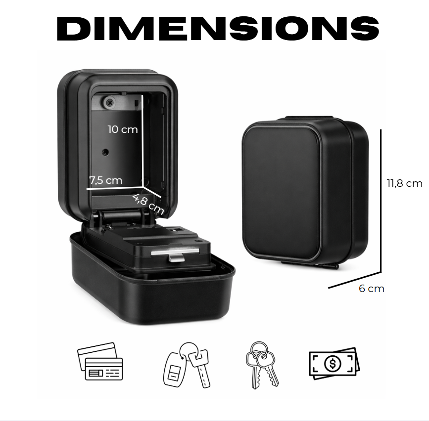 Illuminated Weatherproof Key Lock Box
