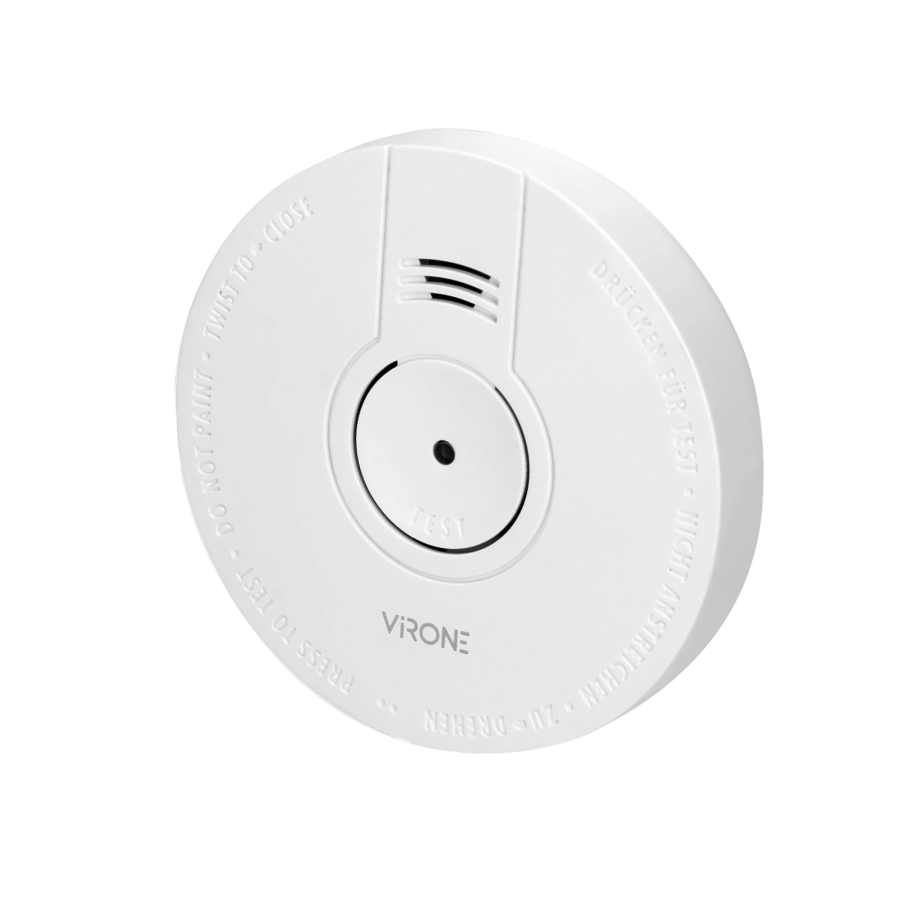 ORNO Home Smoke Detector with Replaceable 9V Battery