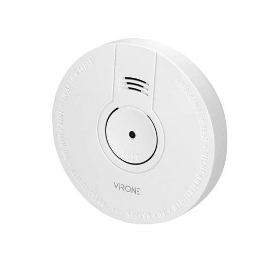 ORNO Home Smoke Detector with Replaceable 9V Battery