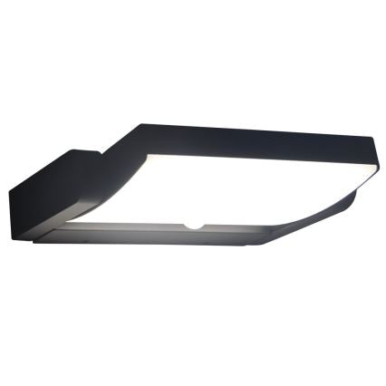 LED Outdoor Wall Light with Day/Night Motion Sensor – Brilagi 18W Anthracite