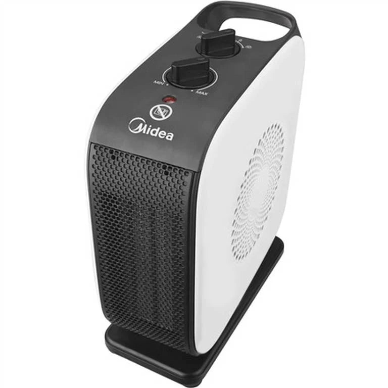 Midea NTY15-19CA PTC Ceramic Fan Heater | 1500W | Oscillating | 2 Heat Settings | Portable Electric Space Heater