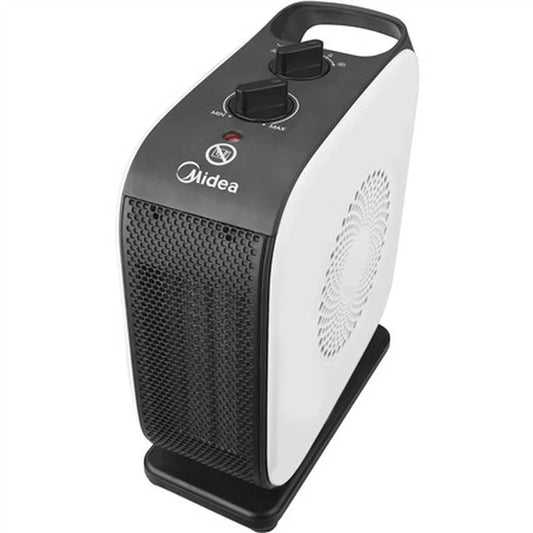 Midea NTY15-19CA PTC Ceramic Fan Heater | 1500W | Oscillating | 2 Heat Settings | Portable Electric Space Heater