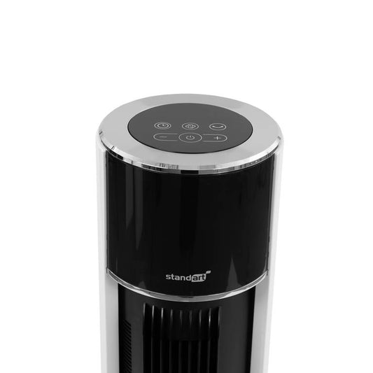 Standart FZ10-19CR Tower Fan | 45W | 6 Speeds | Remote Control | 12-Hour Timer | Oscillating Cooling Fan
