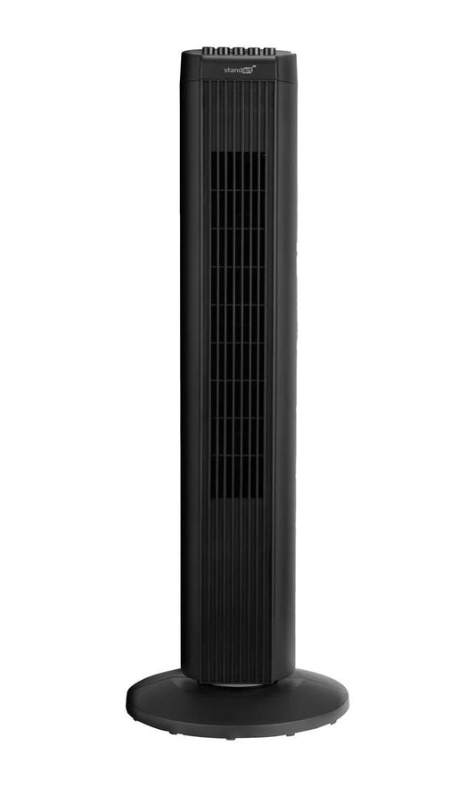 Standart FZ10-25MT Tower Fan | 35W | Remote Control | 3 Speeds | Compact Quiet Cooling Fan for Home & Office