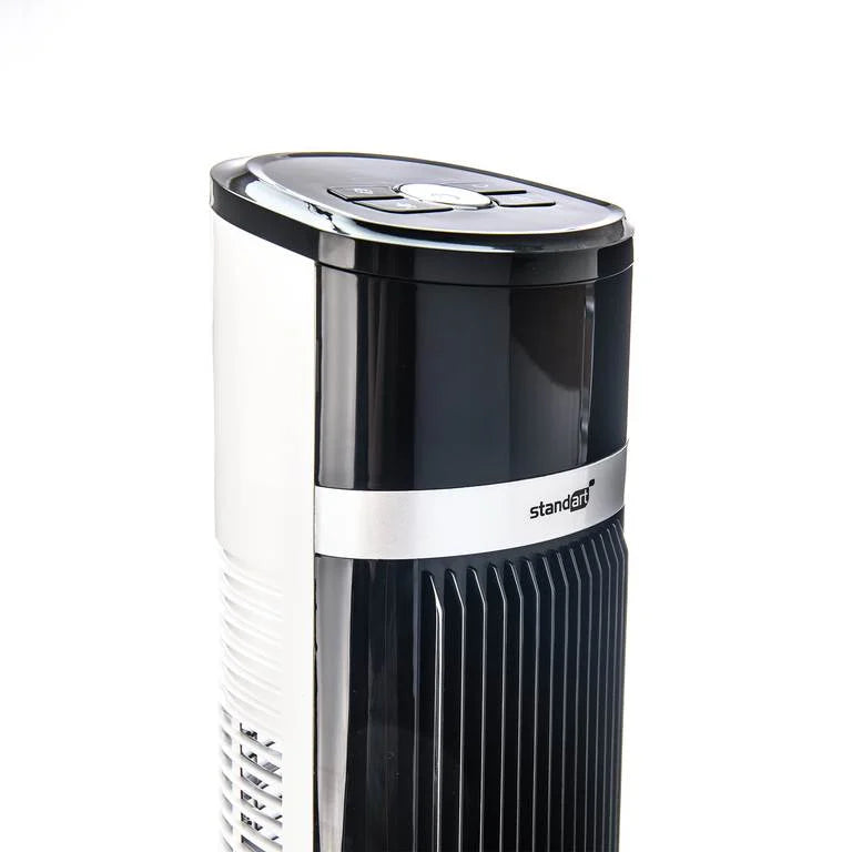 Standart FZ10-18TR Tower Fan | 35W | 3 Speeds | Remote Control | 7-Hour Timer | 60° Oscillating Cooling Fan