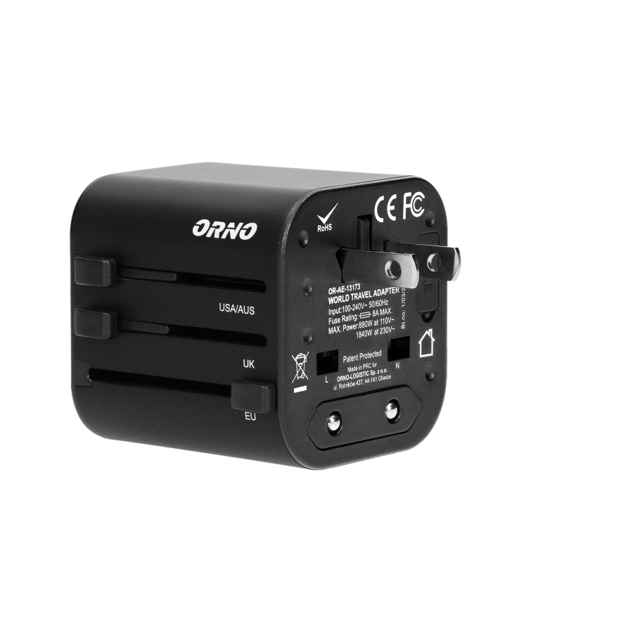 Universal Travel Plug Adapter – 200+ Countries
