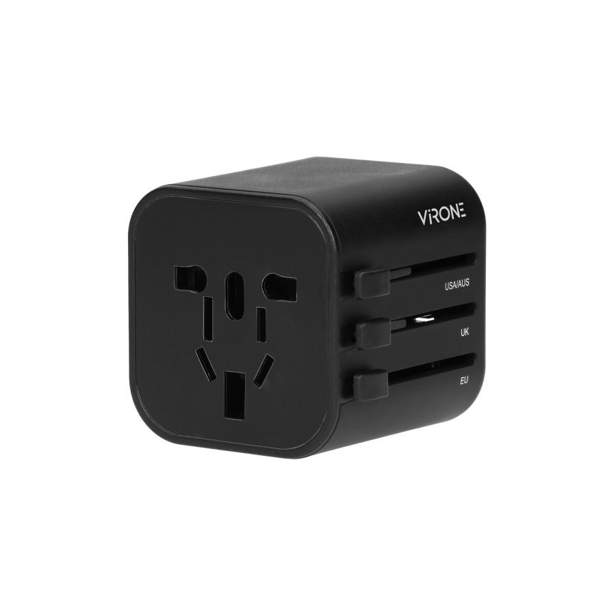 Universal Travel Plug Adapter – 200+ Countries