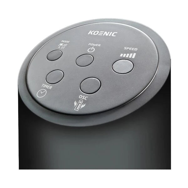 KOENIC KTF 100 Tower Fan | 45W | Remote Control | LED Display