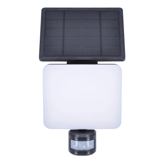 Solar Powered LED Floodlight with Adjustable Colour Temperature – 11W Black
