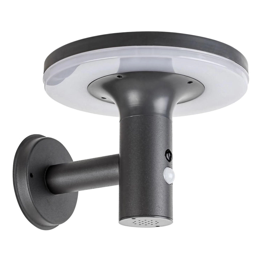Solar Powered LED Wall Light with Motion Sensor – Rabalux 10W Anthracite