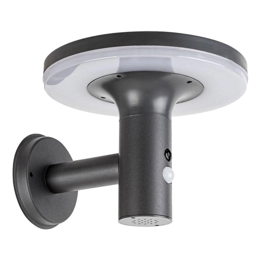 Solar Powered LED Wall Light with Motion Sensor – Rabalux 10W Anthracite