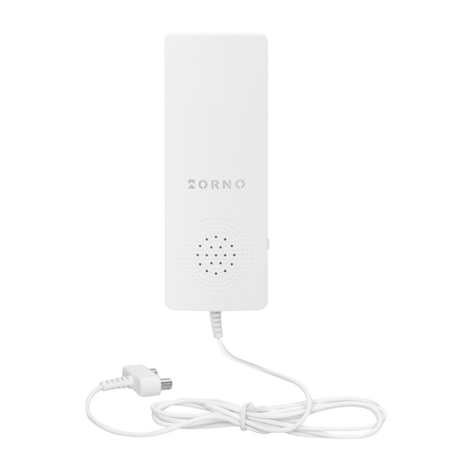 ORNO Water Leak Detector | Flood Sensor with 1.2m Magnetic Probe | Battery Powered | 95–110dB Adjustable Alarm
